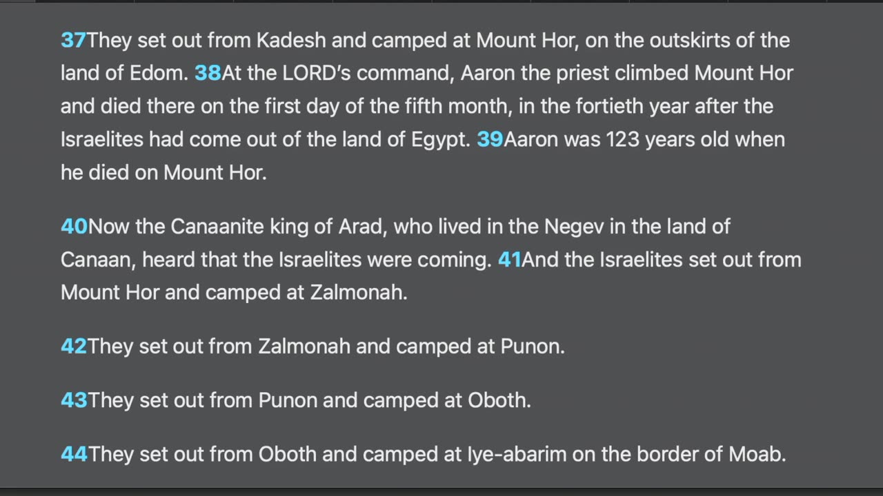 Numbers 33