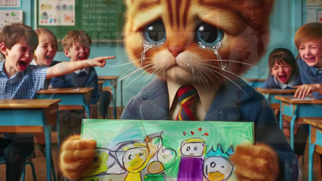 The bullied kitten never gave up on his dream !