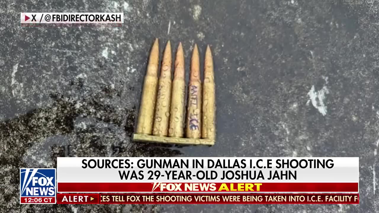 Fox News: Gunman ID'd After Dallas ICE Facility Attack