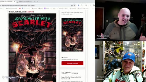 DrMasque Drops Besprinkled With Scarlet — Poe Horror Comic EXPOSED!