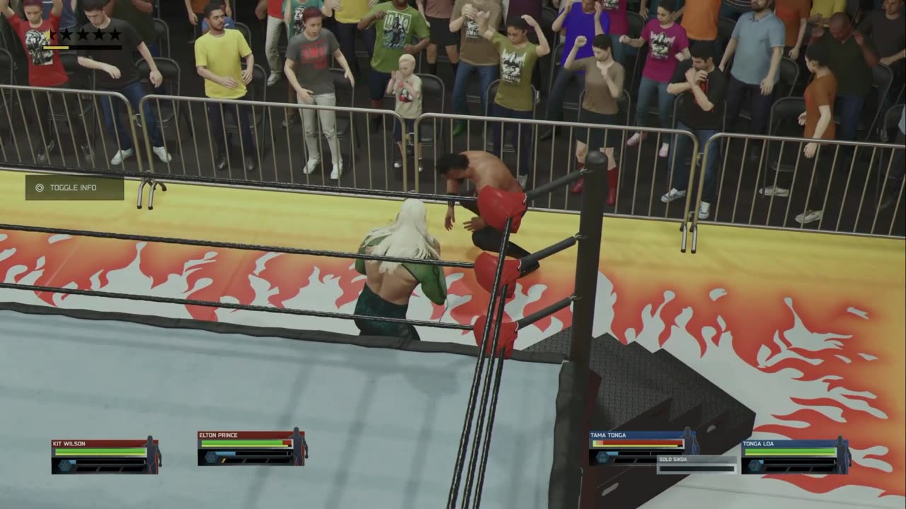 wwe 2k25 285 universe Elton Prince and Kit Wilson VS Tama Tonga and Tonga Loa