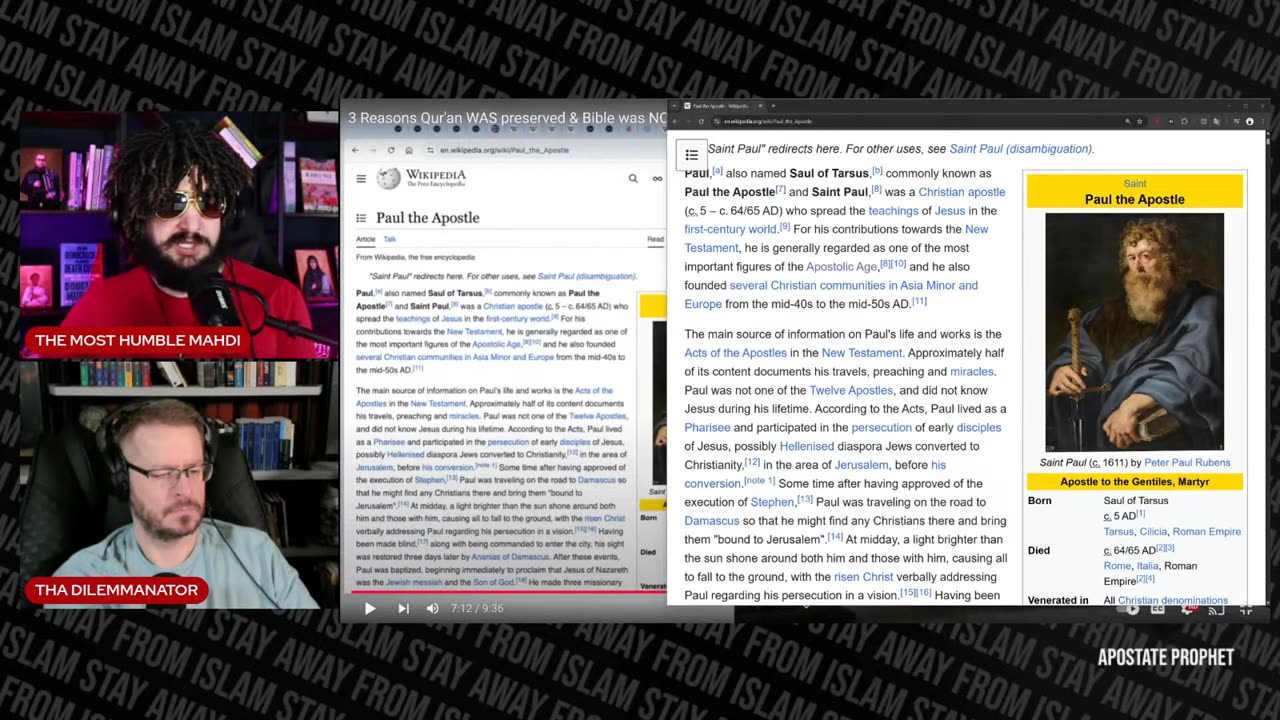 Saajid Lipham LIES About Christian-Muslim History