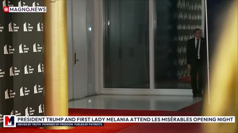🇺🇸 President Trump & First Lady Melania attend Les Misérables Opening Night at Kennedy Center [LIVE]