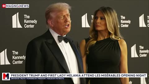 🇺🇸 President Trump & First Lady Melania attend Les Misérables Opening Night at Kennedy Center [LIVE]