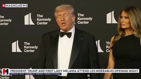 🇺🇸 President Trump & First Lady Melania attend Les Misérables Opening Night at Kennedy Center [LIVE]