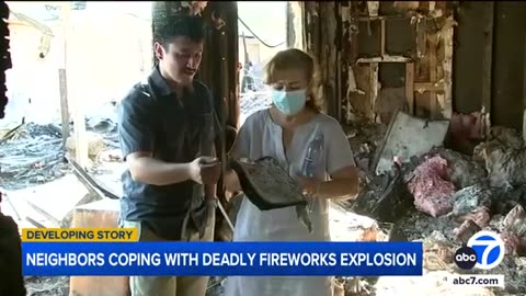 New video shows the moment illegal fireworks ignited in deadly explosion