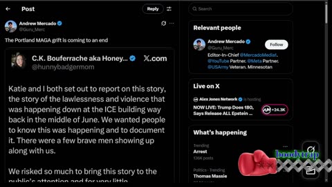 End of Anti Ice Protest In Portland