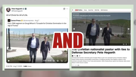 Fact Check: Defense Secretary Hegseth DID Share Video In Which Pastors Say Women Should Not Vote