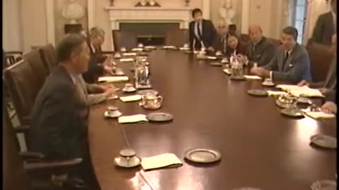 President Reagan’s Meeting with Foreign Minister Wu Xueqian of China on October 11, 1983