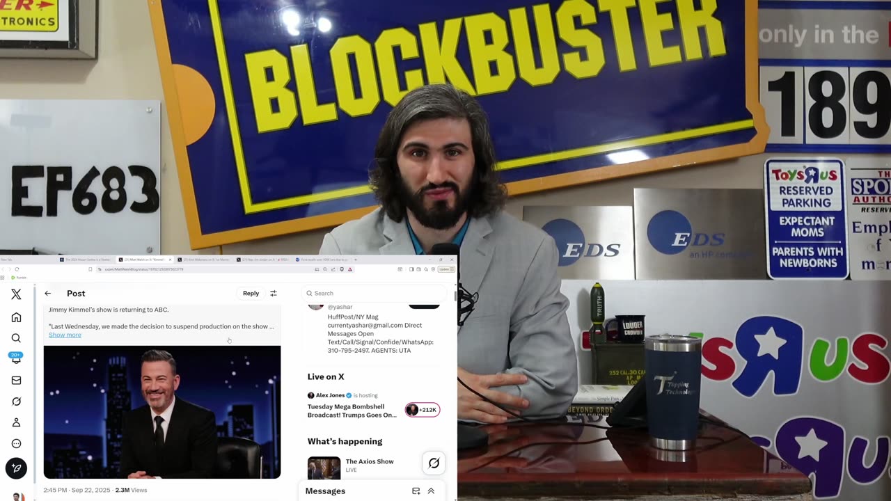 Matt Walsh on Jimmy Kimmel coming back