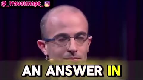 I’d like to introduce Yuval Norah to everyone who’s new to the WEF.. (Check Description)