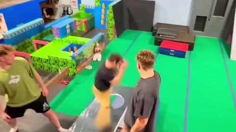 Shape Challenge Trampoline💀