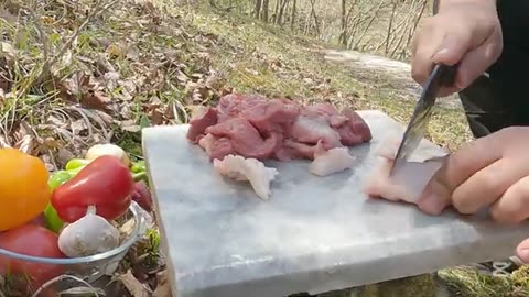 Meat and Potato Combo Like This Before| Cooking in Nature