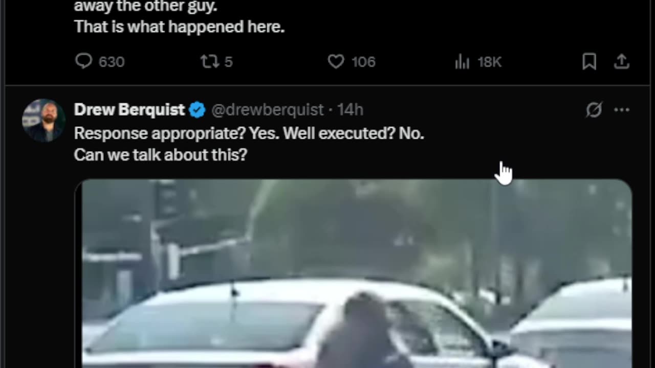 Was this female officer’s response justified?