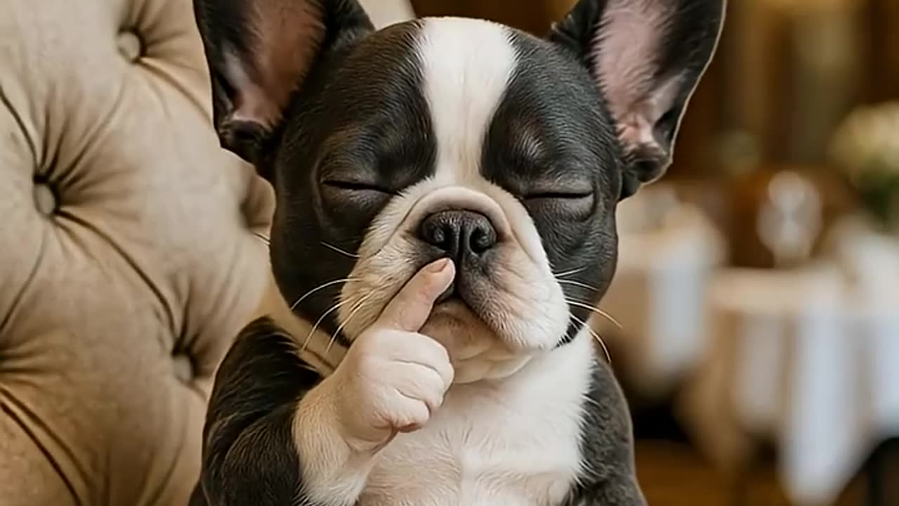 😂 Crying Laughing! This AI Puppy's Finger is INSANE, and the Ending is UNBELIEVABLE!