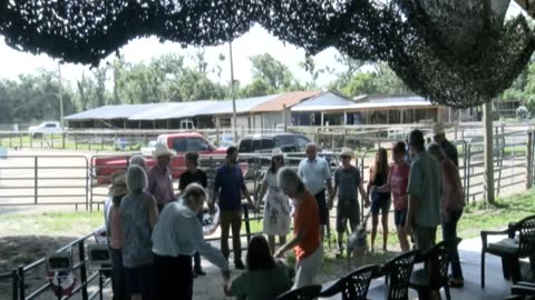 Skipper Calder & Cowboy-up Ministry bring horse training with a message at 11am.