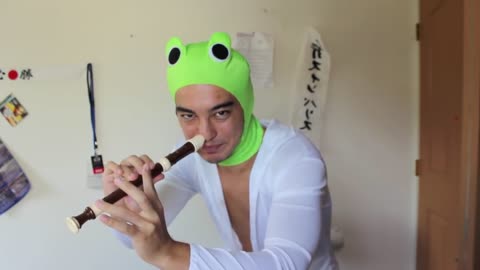PLAYING THE RECORDER WITH NOSTRIL