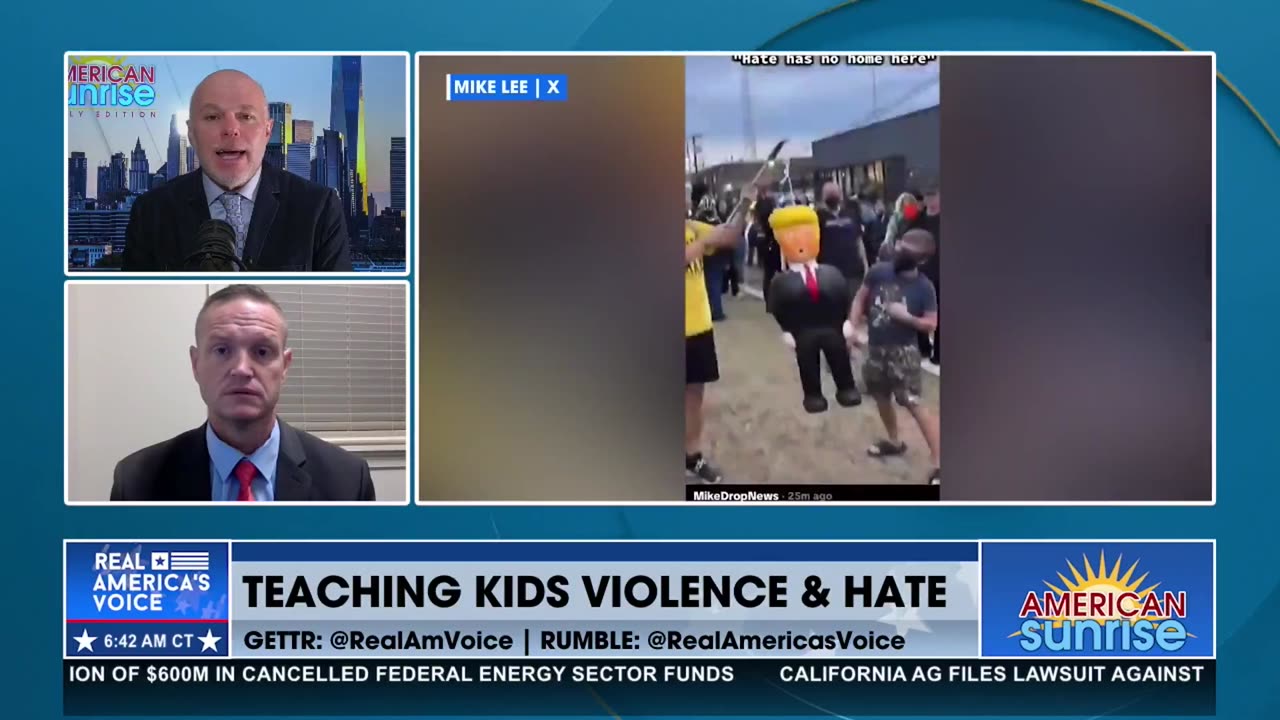 VIDEO OF CHILD HITTING TRUMP PIÑATA