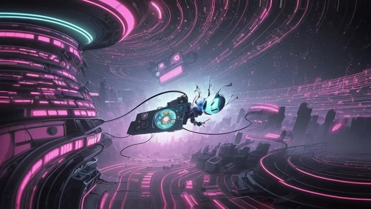 🌌 Dive into the hypnotic world of "Midnight Radio" 🌌