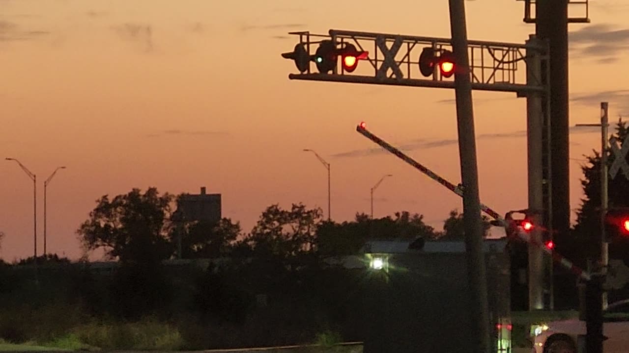 Military Freight on a shotline in OKC.