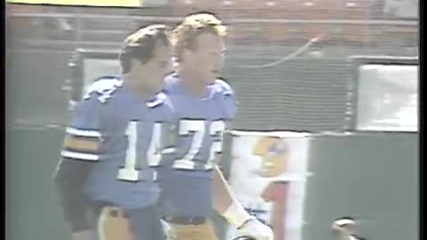 3/4/84 USFL New Orleans Breakers at Oakland Invaders