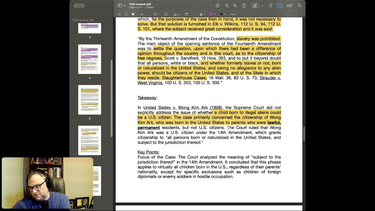 Bama Law: Let's delve deep into US v. Wong Kim Ark