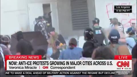 CNN Admits Anti-ICE Rioters Are Out of Control in Los Angeles