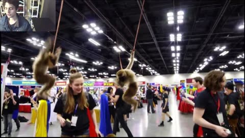 Over 2 Monkeys Roam Around A Comic Book Convention Venue Fake Funny Parody Video