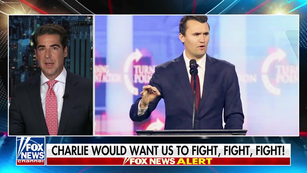 Charlie Kirk died on the BATTLEFIELD OF IDEAS - Jesse Watters 9.15