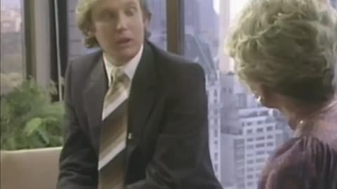 34 year old Donald Trump asked if he’d ever run for President