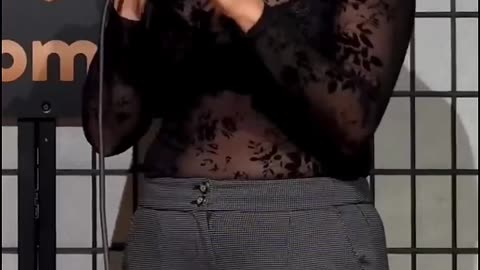 Negro walks on on white comedian telling the truth lol