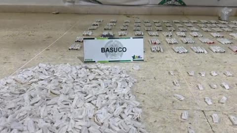 Guías caninos hallaron más de 4.000 dosis de droga