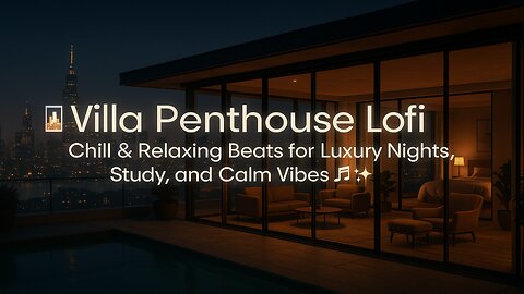 🌆 Villa Penthouse Lofi | Chill & Relaxing Beats for Luxury Nights, Study, and Calm Vibes 🎶✨
