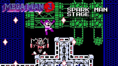 Mega Man 3 (NES) - 5. Spark Man stage
