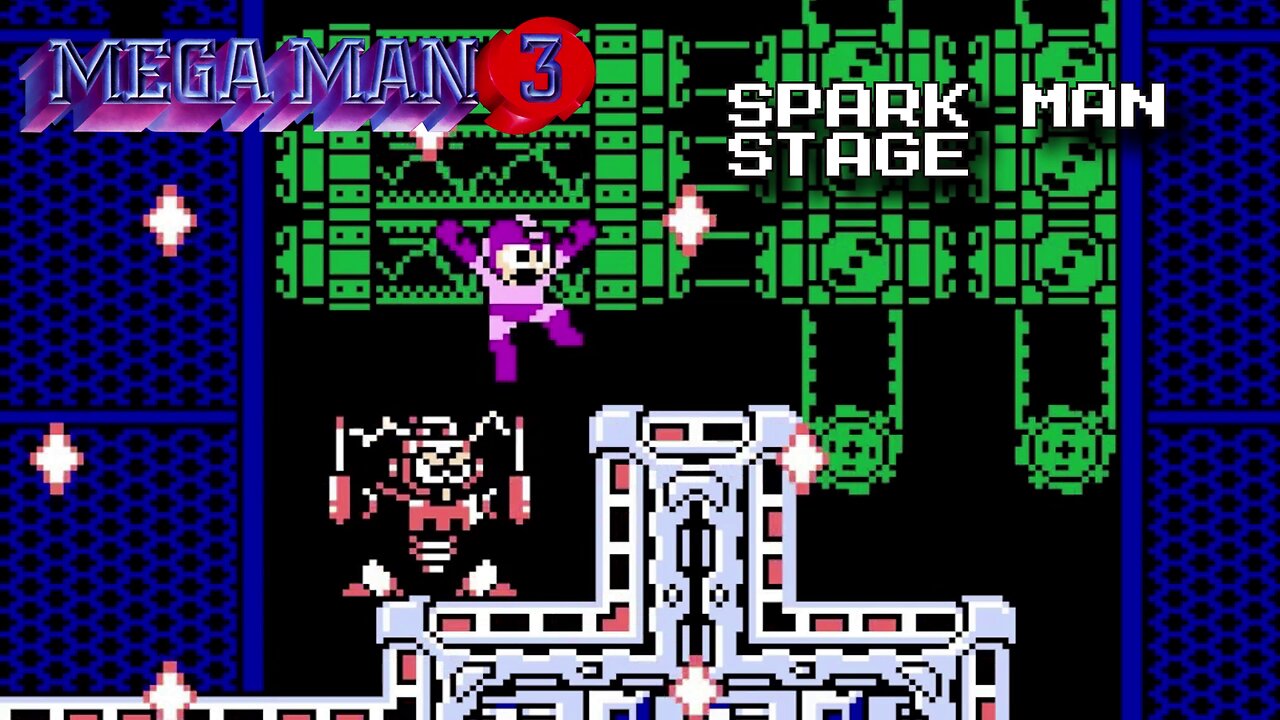 Mega Man 3 (NES) - 5. Spark Man stage