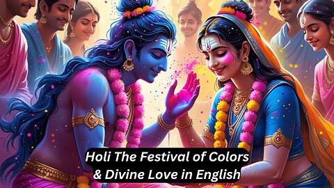Holi - The Festival of Colors & Divine Love in English | Spiritual Meaning of Holi