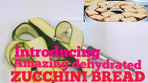 Dehydrated Zucchini bread