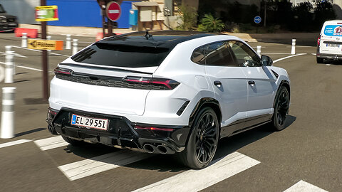 Lamborghini Urus SE - Accelerations & Driving in Monaco !