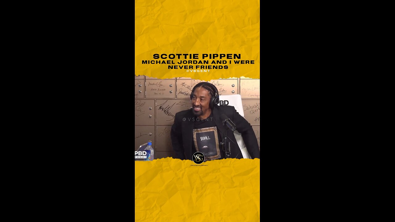 @scottiepippen #michaeljordan and I were never friends