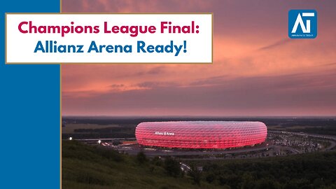 LIVE: Allianz Arena Shines Before #psg vs #Inter Final | UCL 2025 | #soccer | Munich| AT World News