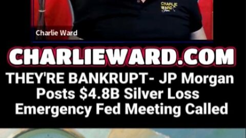 THEY'RE BANKRUPT - JP MORGAN POSTS $4.8B Silver loss . Emergency Fed Meeting Called