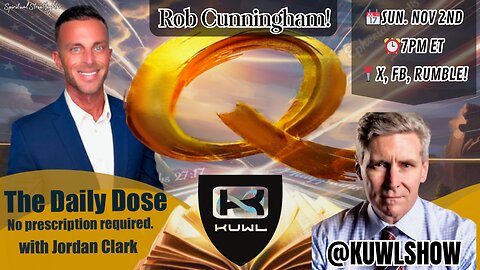 💥MUST WATCH SHOW!💥 Rob Cunningham is back to discuss the financial shift, Q/God's plan, & more!