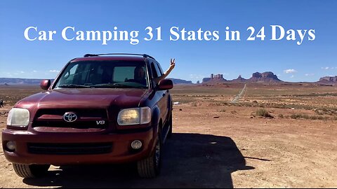 Car Camping Set Up