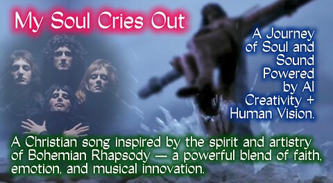 My Soul Cries Out - A Christian song inspired by the spirit and artistry of Bohemian Rhapsody .💡AI ✨ + 🧘‍♂️