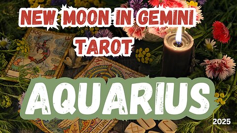 Aquarius ♒️ Flirting with the Muse! New Moon in Gemini Tarot #aquarius #newmoontarot #tarotary