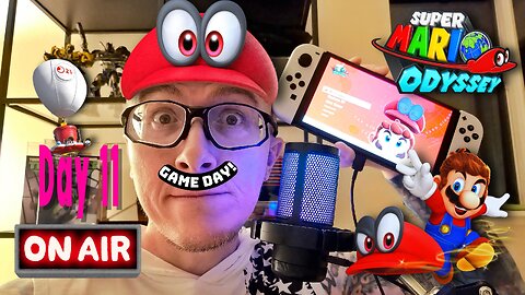 Day 11 of 365 It's Sunday, time for VIDEO GAMES! Switching... (HAHA!) To play Super Mario Odyssey!