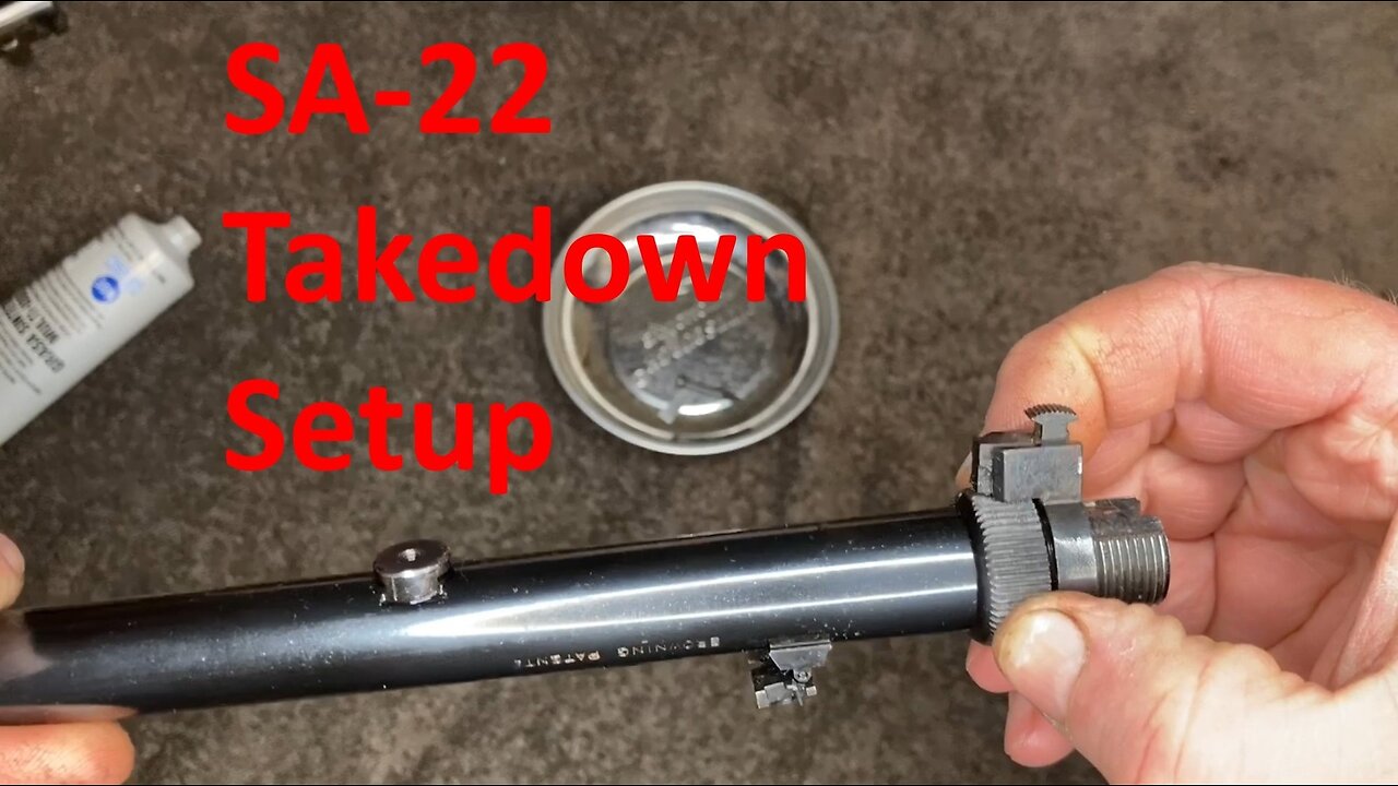 Browning SA-22 - Barrel Takedown Setup & Conservation