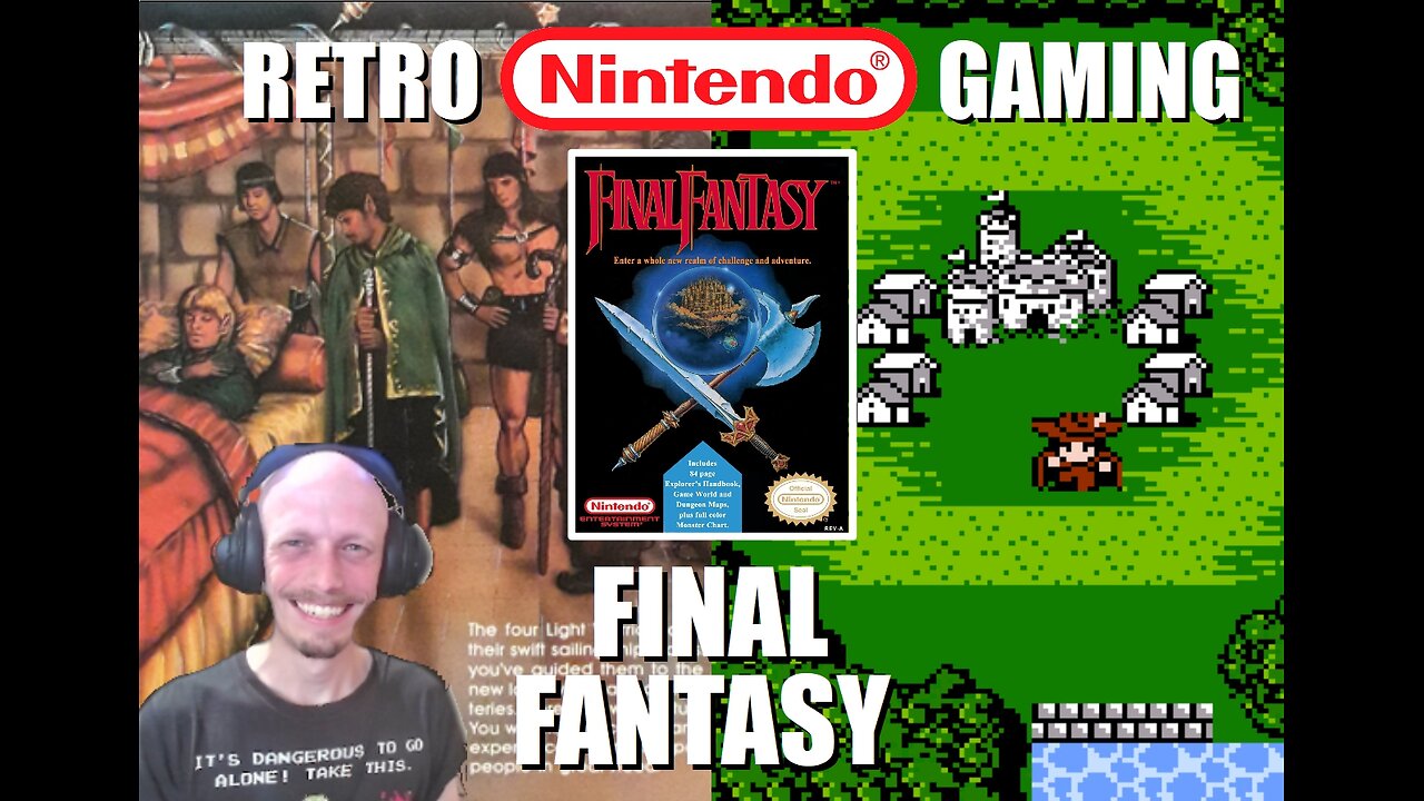 Final Fantasy (NES): When the World is Veiled in Darkness, Four Young Warriors Arrive to Fight Chaos