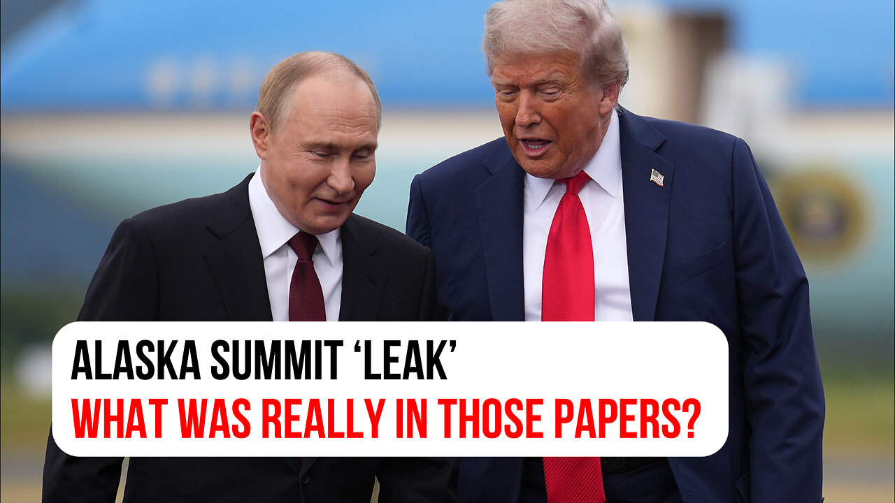 Alaska Summit ‘leak’: What was really in those papers?