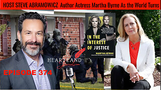 Explosive Interview actress and author Martha Byrne wife of FBI targeted Police officer | HLJ EP374